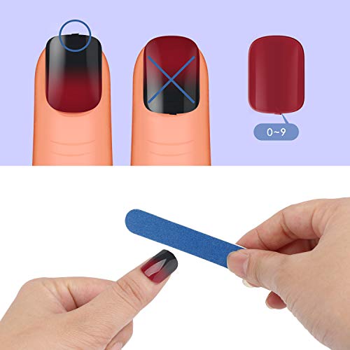 image for 72pcs False Nails Set, Segbeauty Full Cover Manicure Fake Nails Tips R