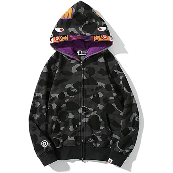 JEOCODY Men's Polynesian Hawaiian Print Hoodie - Floral Skull Design, Long Sleeve Pullover With Pocket, Size 6XL