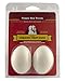 Happy Hen Treats Ceramic Nest Eggs, White, 2 Pack
