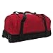 Olympia U.S.A. 30 Inch Drop Bottom Rolling Duffel, Red
