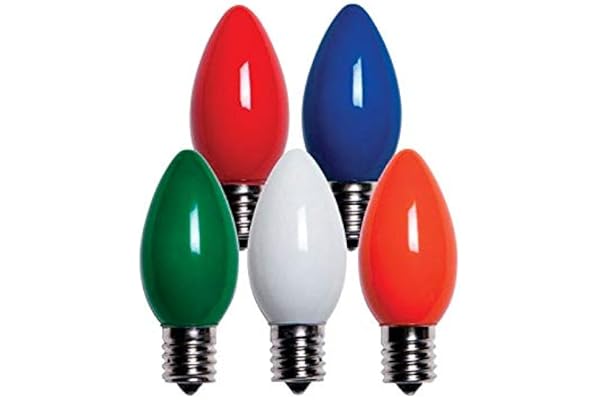 Holiday Bright Lights Bulb Ceramic C9 ASRT25PK