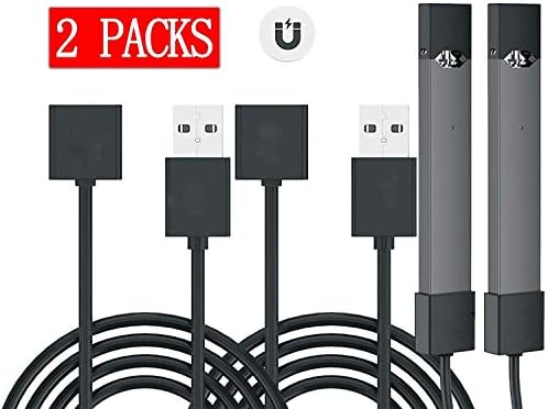 Charger Cable|Magnetic USB Fast Charging Cable|2.6 Ft Long Durable USB Charging Cord|USB Cable|USB Charger(2 Packs) (Black)