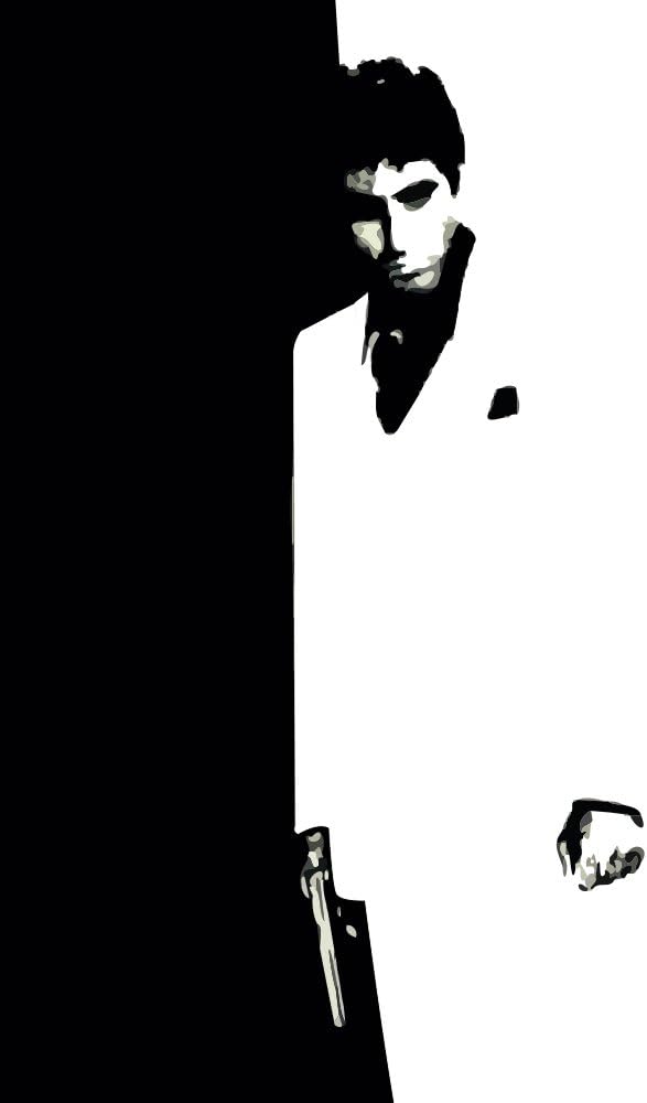 Scarface - Icon - Ltd Edition Canvas Print - 50cm x 60cm - Contemporary Urban Pop Art. Al Pacino Tony Montana Artwork