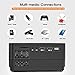 SWZA Video Projector, 4000 LUX Mini Portable Movie Projector Full HD 1080P Supported, Compatible with TV PS4, HDMI, VGA, TF, AV and USBthumb 4