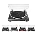 Audio-Technica At-LP60X-GM Fully Automatic Belt-Drive Stereo Turntable, Gunmetal/Black, Hi-Fidelity, Plays 33 -1/3 and 45 RPM Vinyl Records, Dust Cover, Anti-Resonance, Die-Cast Aluminum Platterthumb 1