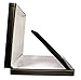FindingKing Black Leather Necklace Gift Box Jewelry Display Case