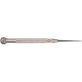 Starrett Steel Pocket Scriber, 2-3/8" Length, 1/4" Handle Diameter | Hexagon Shape Head, Knurled and Nickel-Plated Handle, 70A