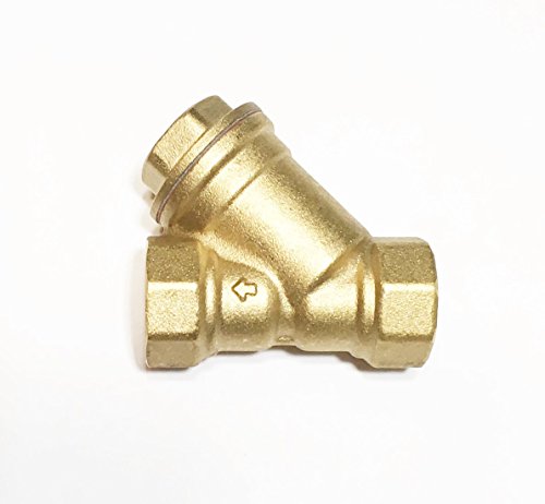 Sellerocity Dish Washer, Washing Machine & Pressure Cleaner 1/2" NPT Intake Inlet Y Strainer Filter W/ 400 Mesh Cleanable Particulate Trap