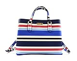 Kate Spade Evangelie Laurel Way Printed Shoulder Bag Purse Handbag, New Waltz Stripes