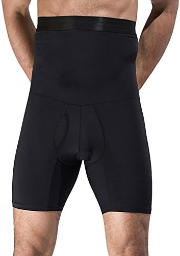 SAILORSTAR Men's High Waist Slimming Body Shaper Tummy Control Shapewear Waist Abdomen Trimming Boxer Brief