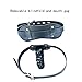FeiGu Leather Bondage Hood with Eye Mask Sex Toys for, Black, Size One Size