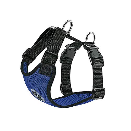 SlowTon Dog Car Vest Harness Multifunction Adjustable Double-Ring Breathable Mesh Fabric Harness for Cat Puppy Road Trip Daily Walks — image 1