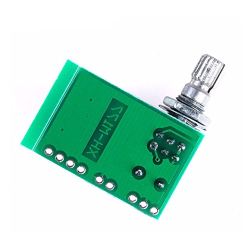 Super Mini PAM8403 DC 5V 2 Channel USB Digital Audio Amplifier Board Module 2 3W Volume Control with Potentionmeter Switch Pack of 2