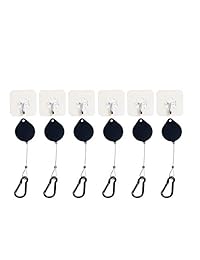 [6 paquetes] orzero nuevo diseño Lanyards y calcomanía ganchos para HTC Vive y Sony Playstation VR Realidad Virtual Auriculares con micrófono o otros alámbrico VR Games no más Worries de cable con VR gestión de cables