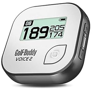 Golf Buddy Voice 2 Talking GPS Rangefinder, Long Lasting Battery Golf Distance Range Finder, Easy-to-use Golf Navigation…