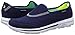 Skechers Performance Women's Go Walk Impress Memory Foam Slip-On Walking Shoe, Navy, 8.5 M US