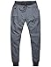 Match Mens Tracksuit Training Running Jogging Pants (30, W5037 Dark Gray)