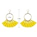 FERVENT LOVE 8 Pairs Tassel Hoop Earrings Bohemian Fan Tassel Earrings set Fish Hook Earrings Dangle Ear Drop for Women Girls Daily Wear/Party