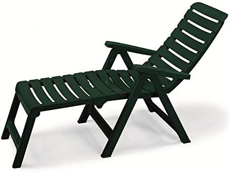 Scab Rudiano Sab314 Quintilla Armchair With Extender Green Amazon Co Uk Garden Outdoors