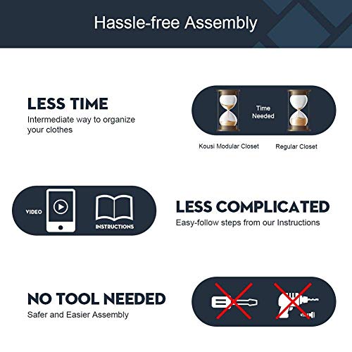 6 KOUSI+Portable+Organizer+Shelving+Bookshelf