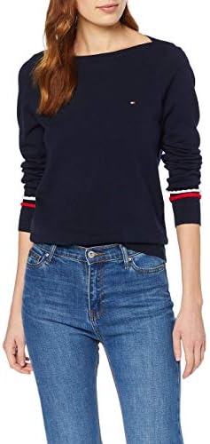 tommy hilfiger black jumper womens