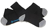 Columbia Mens 3-pk. Athletic Toe Block Crew Socks 10-13 Black