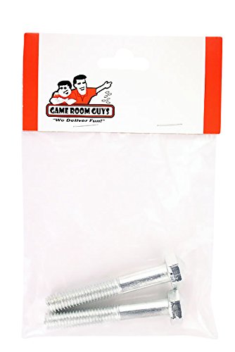 Set of 2 Chrome Pinball Machine Leg Bolts