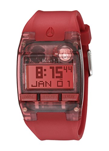 Nixon Men's A408191 Comp Digital Display Automatic Self Wind Red Watch