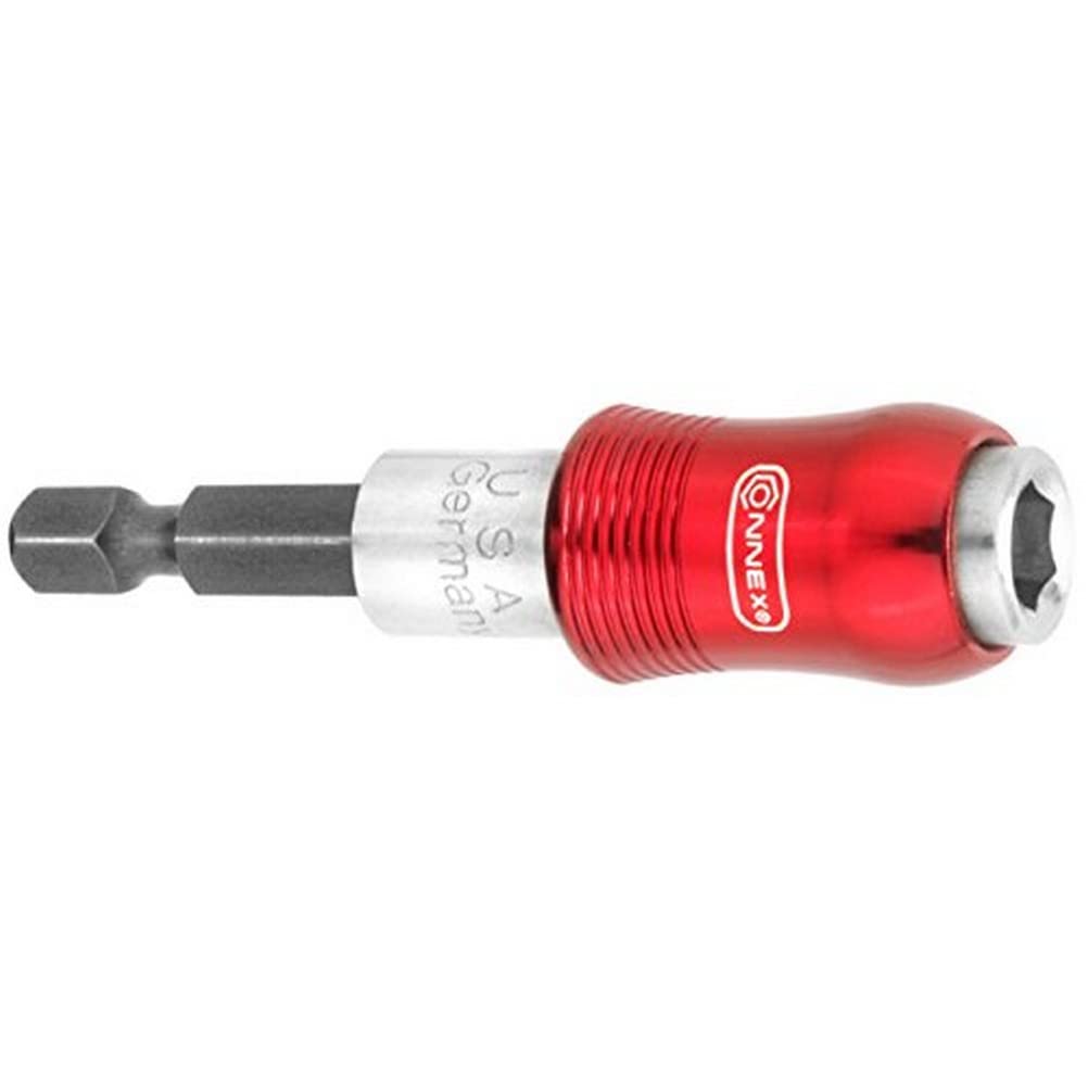 Connex COXT973211 Universal Magnet Holder with Quick-Change Chuck, Silver/Grey/Red, 1/4-Inch