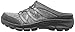 Skechers Women's Easy Going Repute Mule,Charcoal/Multi,8 M US
