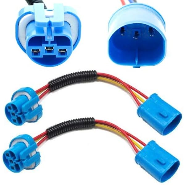 9004 9007 HEADLAMP BULB SOCKET CONNECTOR 1012AWG Terminals