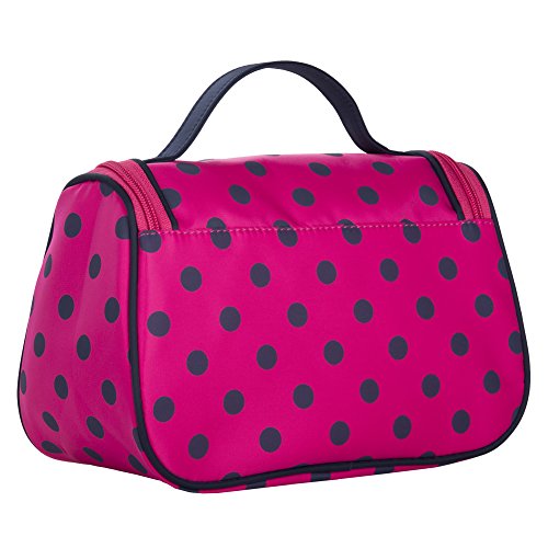 Travel Cosmetic Bag Cute, Yeiotsy Polka Dots Makeup Bag For Girls