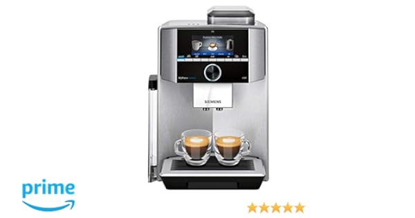 Siemens TI9553X1RW Cafetera Superautomática, 1500 W, 1.7 litros ...