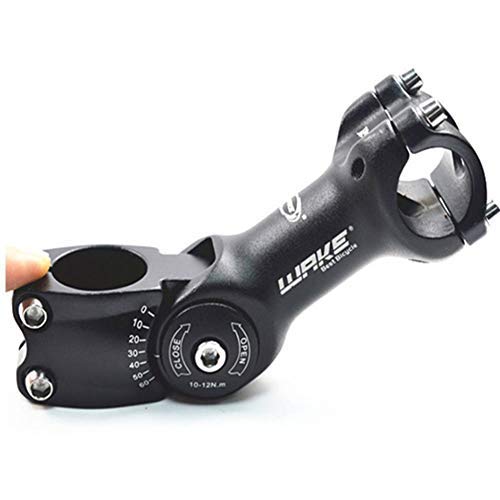 Lightbeam MTB BMX Road Bike 31.8 110mm 0-60 Degree Adjustable Bicycle Handlebar Riser Extender Bike Stem Riser Head Up Adapter Aluminum Alloy