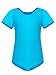MAGIC TOWN Girls' Team Basic Short Sleeve Leotard