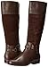 AK Anne Klein Women's Coldfeet Wide Leather Riding Boot