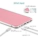 26800mAh Power Bank Quick Charge Portable Charger USB Type C Battery Pack with 3 Input & 4 Output for MacBook Nintendo Switch Nexus iPhone Samsung Sony (Pink)
