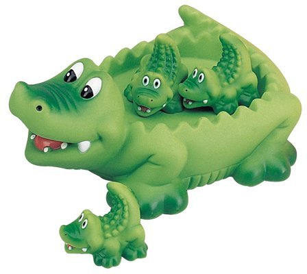 Alligator Family Bath Toy - Floating Fun!