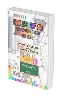 Livro Cores Afro Profissões : volume 2