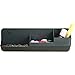 Officemate Minimalist Wall Organizer, 4 Compartments, Black, Gray