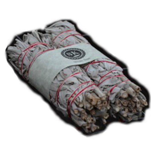 SK White Sage INC. Small White Sage Smudging Stick (2-Pack) 5"-6"