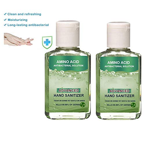 wanzi2 Advanced Hand Sanitizer - Refreshing Hand Gel,No Or Low Toxicity No Or Low Odor Sanitizers,Hand Sanitizer Gel,Disposable Hand Sanitizer Gel for Adults/Children (Multicolor 2PC)