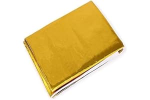 Mishimoto MMHP-GRB-2424 Gold Reflective Barrier w/Adhesive, 24" x 24"