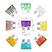 150pcs ATO/APR / ATC Blade Car Fuses Assortment Kit Standard Fuse 2A 3A 5A 7.5A 10A 15A 20A 25A 30A Assorted Auto Cars Boat Truck SUV Automotive Replacement w/Fuses In-Line Holder TAP Adapter