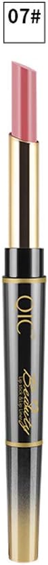 2020 New Double-end Lip Liner Lipstick Pencil, 2 in 1 Matte Moist Lipstick Long Lasting Lip Liner Pencil