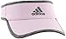 adidas Women's Superlite Performance Visor, Aero Pink/Light Heather Grey, One Size