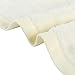 Lymga Bamboo Fiber Towel Set(2 Bath and 2 Hand Towels) - Milky White/Light Green