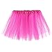 JustinCostume Girls' 80's Accessories Headwear Skirt Leg Warmers Gloves Pink A