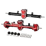 INJORA RC Front & Rear Axles Set +4mm Extended