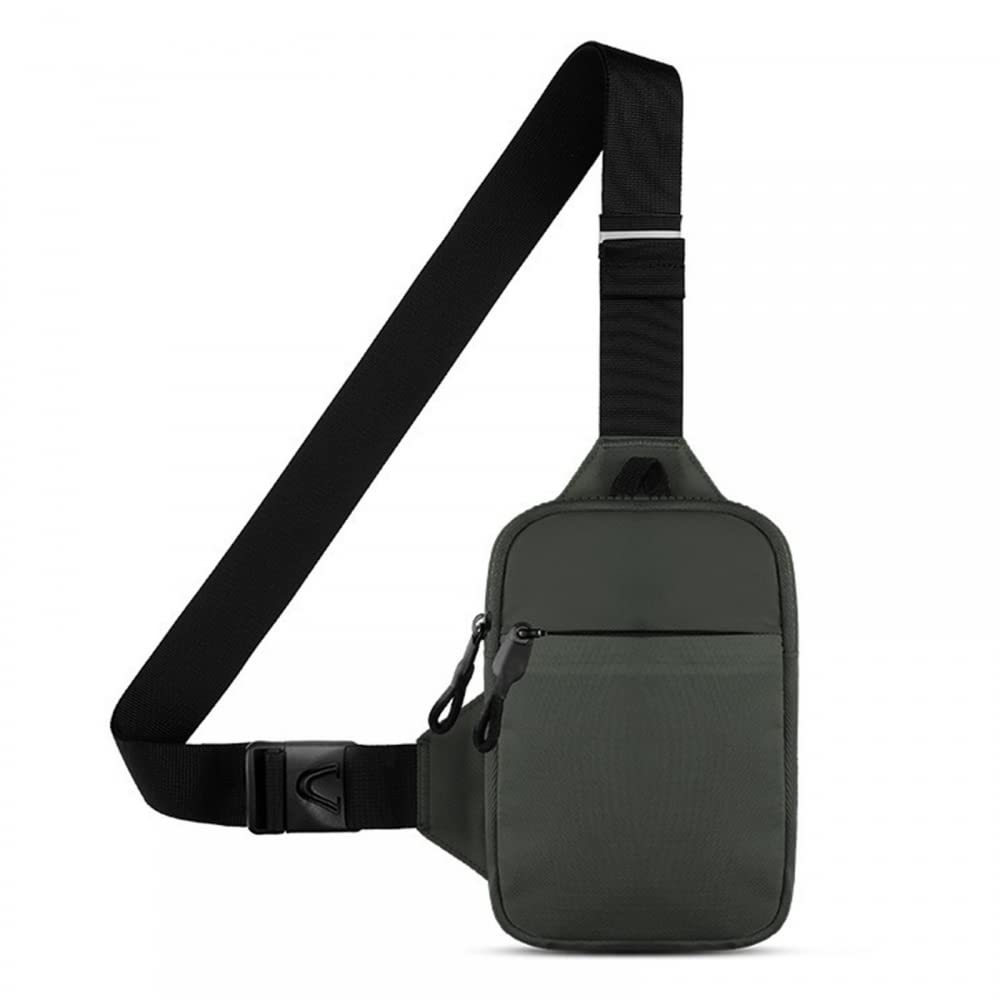 Chest Crossbody Bag, Waterproof Sling Bag with Adjustable Strap for Men Women Running,Walking,Jogging,Climbing,Cycling,Outdoor Sports